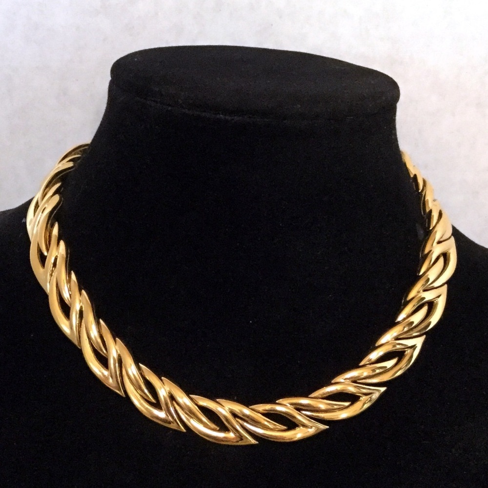 Napier Vintage Gold Tone Statement Piece